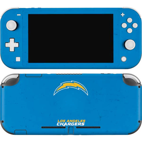 NFL Los Angeles Chargers - Alternate Distressed Nintendo Switch Lite Skin